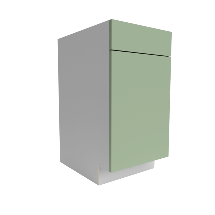 Flat B18 Green Cabinet Left Side View
