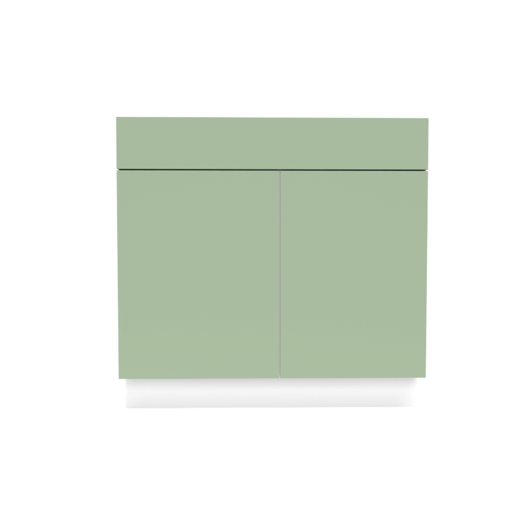 Flat B36 Green Cabinet Front View