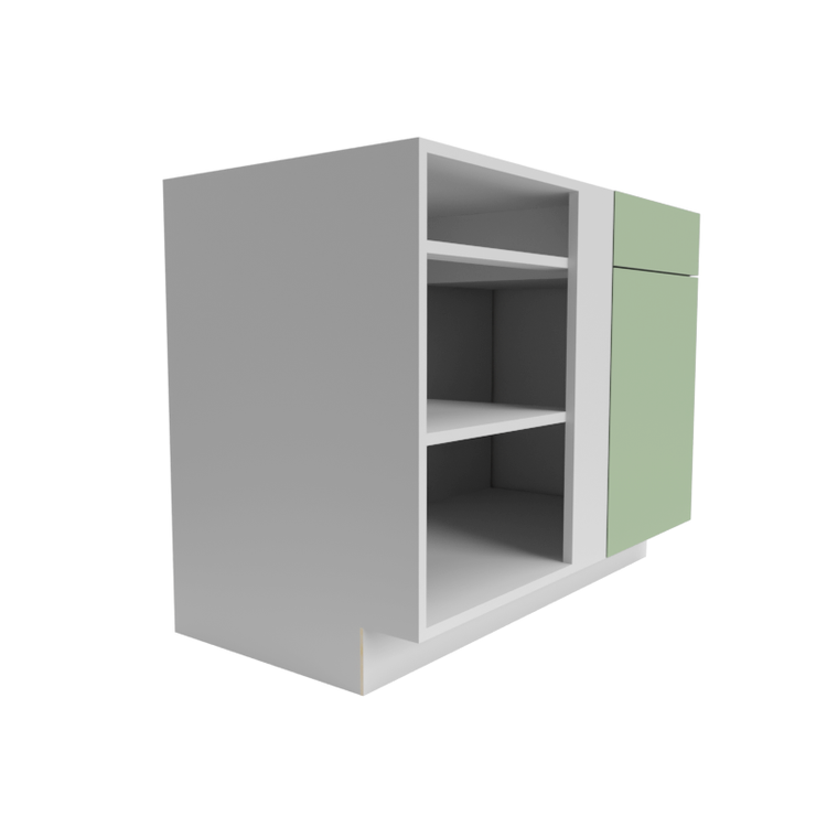 Flat BBC45 Green Cabinet Left Side View