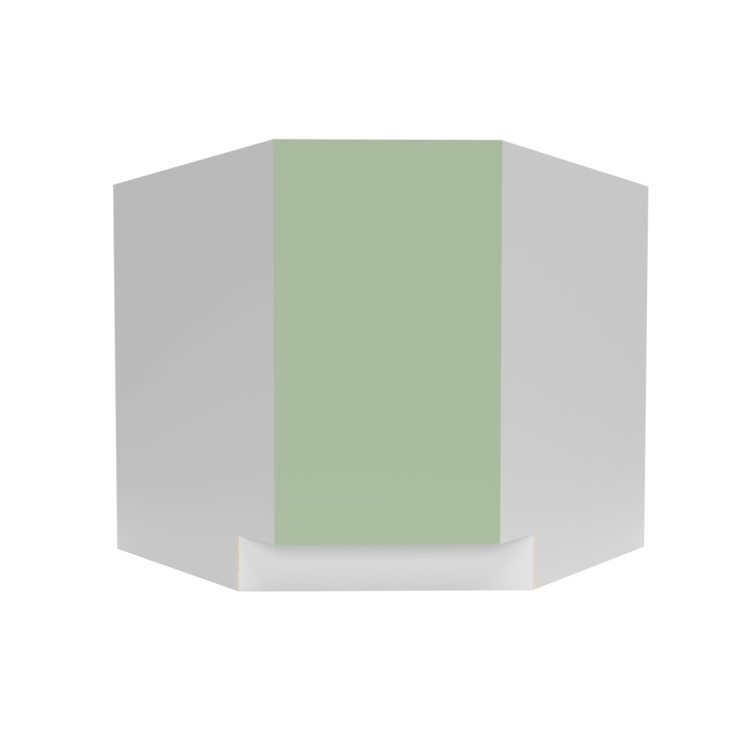 Flat BDC36 Green Cabinet Front View