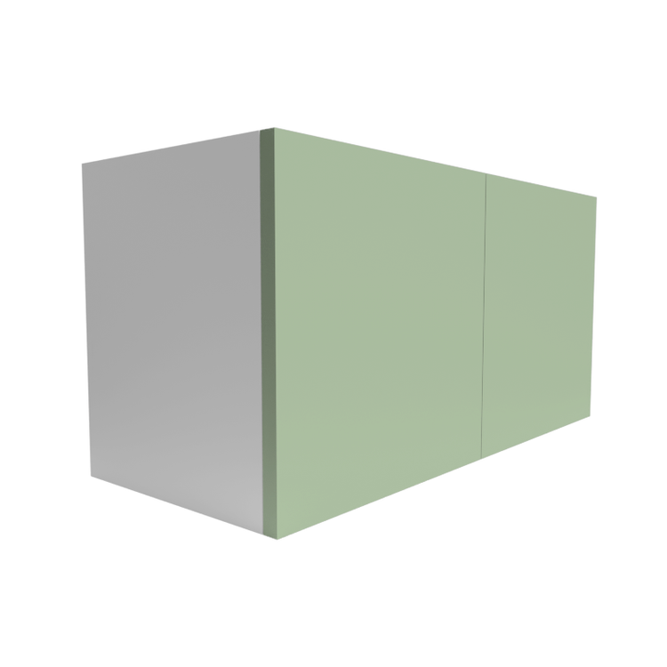 Flat W3014 Green Cabinet Left Side View
