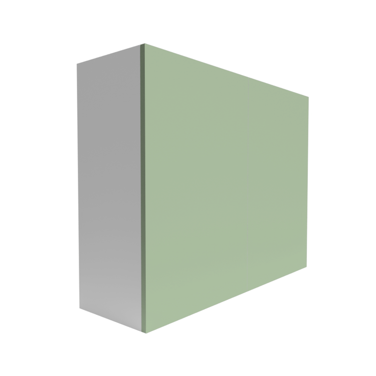 Flat W3630 Green Cabinet Left Side View