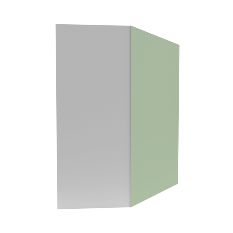 Flat WDC2430 Green Cabinet Left Side View