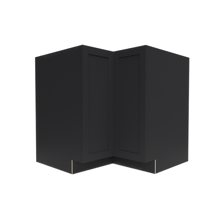 An Espresso base Lazy Suzan 2-door RTA shaker cabinet