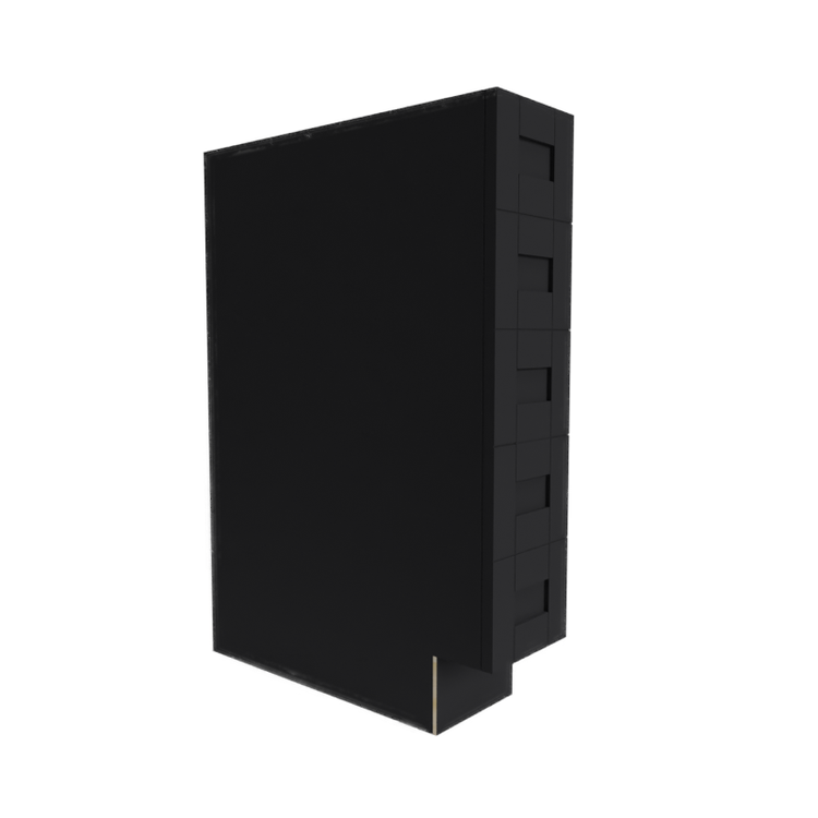 RTA Espresso base 5-drawer shaker cabinet