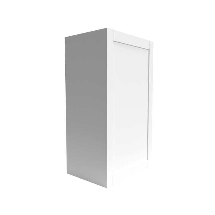 a white cabinet with a door on a white background