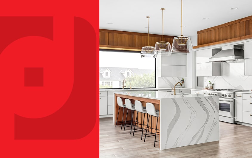 Recently purchased kitchen countertops
