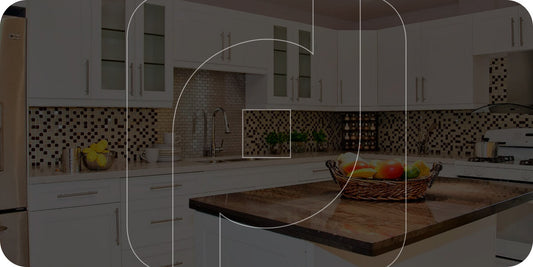 White shaker cabinet kitchen