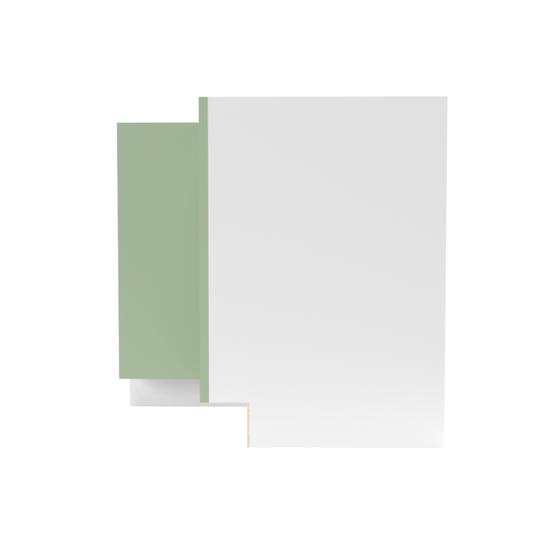 Flat BLS36 Green Cabinet Right Side View