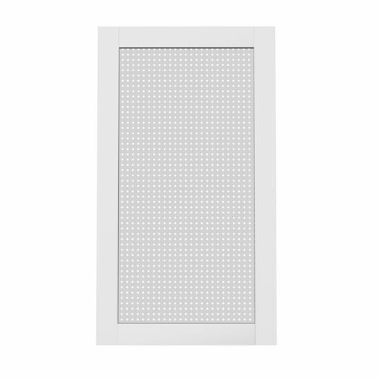white door front view