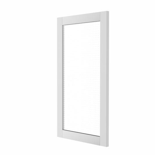 white door side view