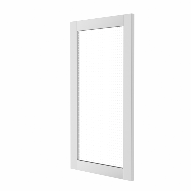 white door side view