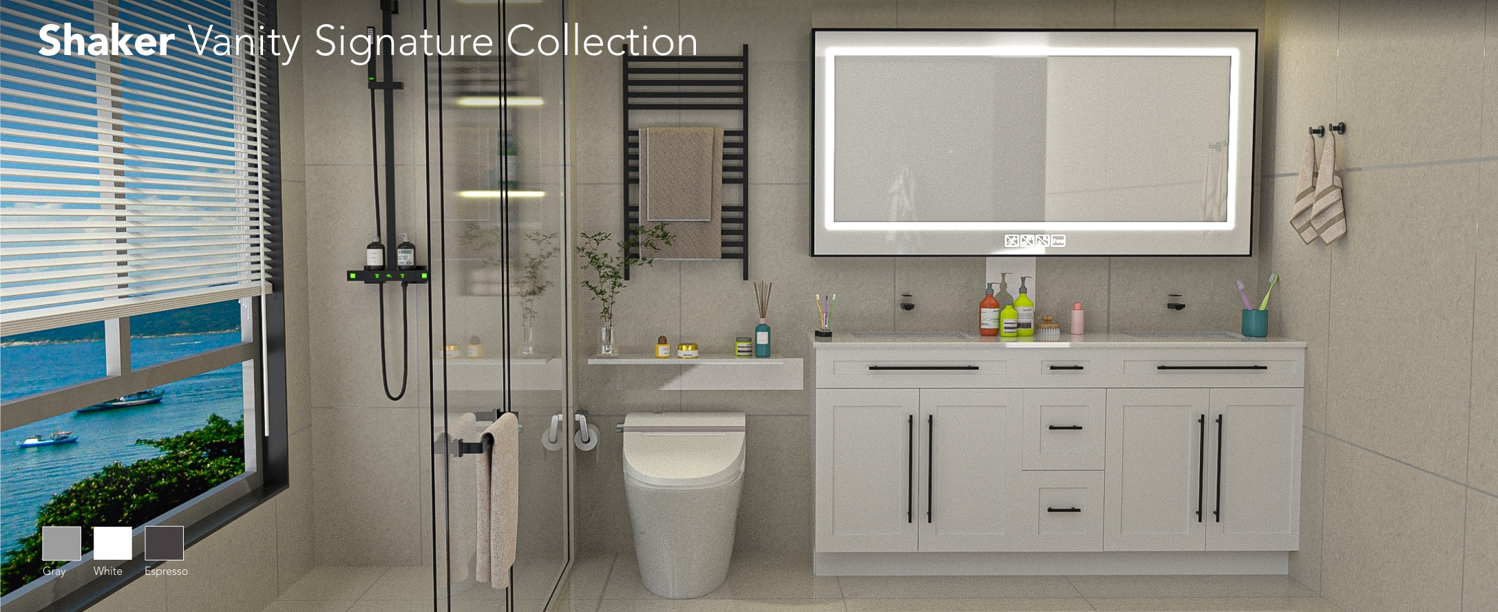 Shaker Vanity Signature Collection