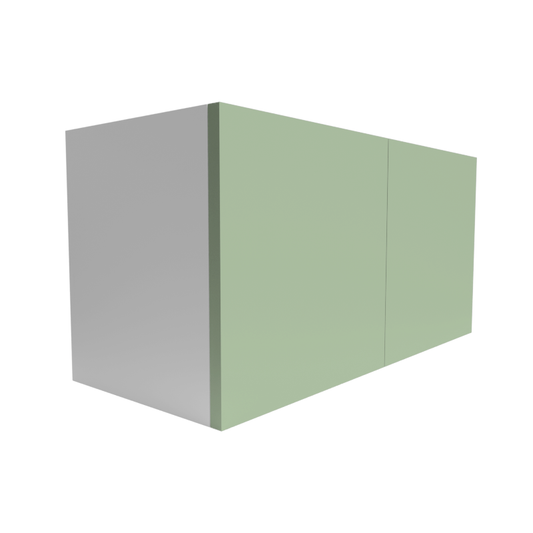 Flat W3014 Green Cabinet Left Side View