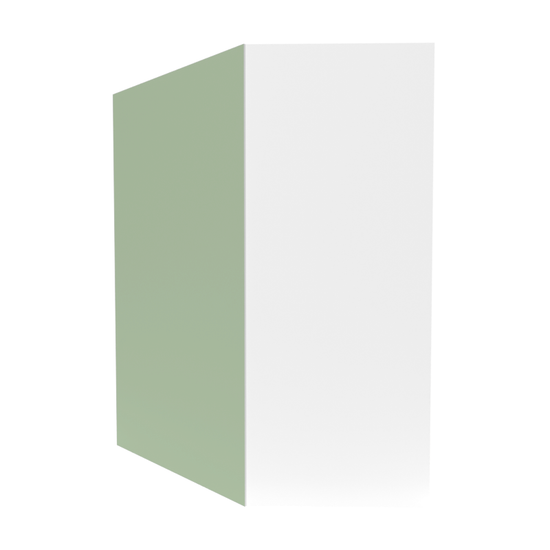Flat WDC2430 Green Cabinet Right Side View