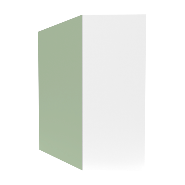 Flat WDC2430 Green Cabinet Right Side View