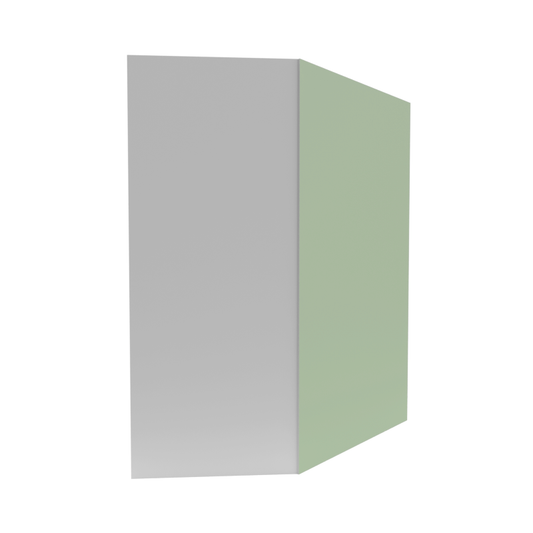 Flat WDC2430 Green Cabinet Left Side View