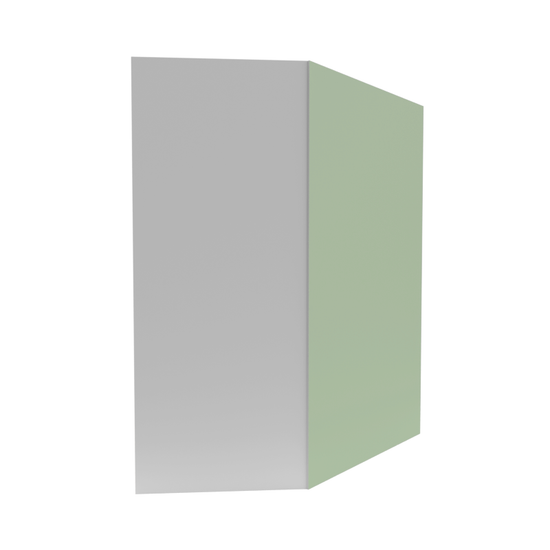 Flat WDC2430 Green Cabinet Left Side View