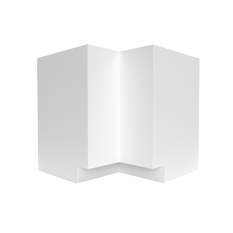 A Manhattan Snow White base Lazy Suzan 2-door RTA cabinet