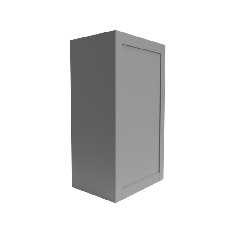 a 3d model of a gray box with a white background