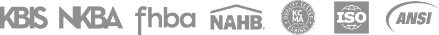 Kitchen and bath industry certification and association logos